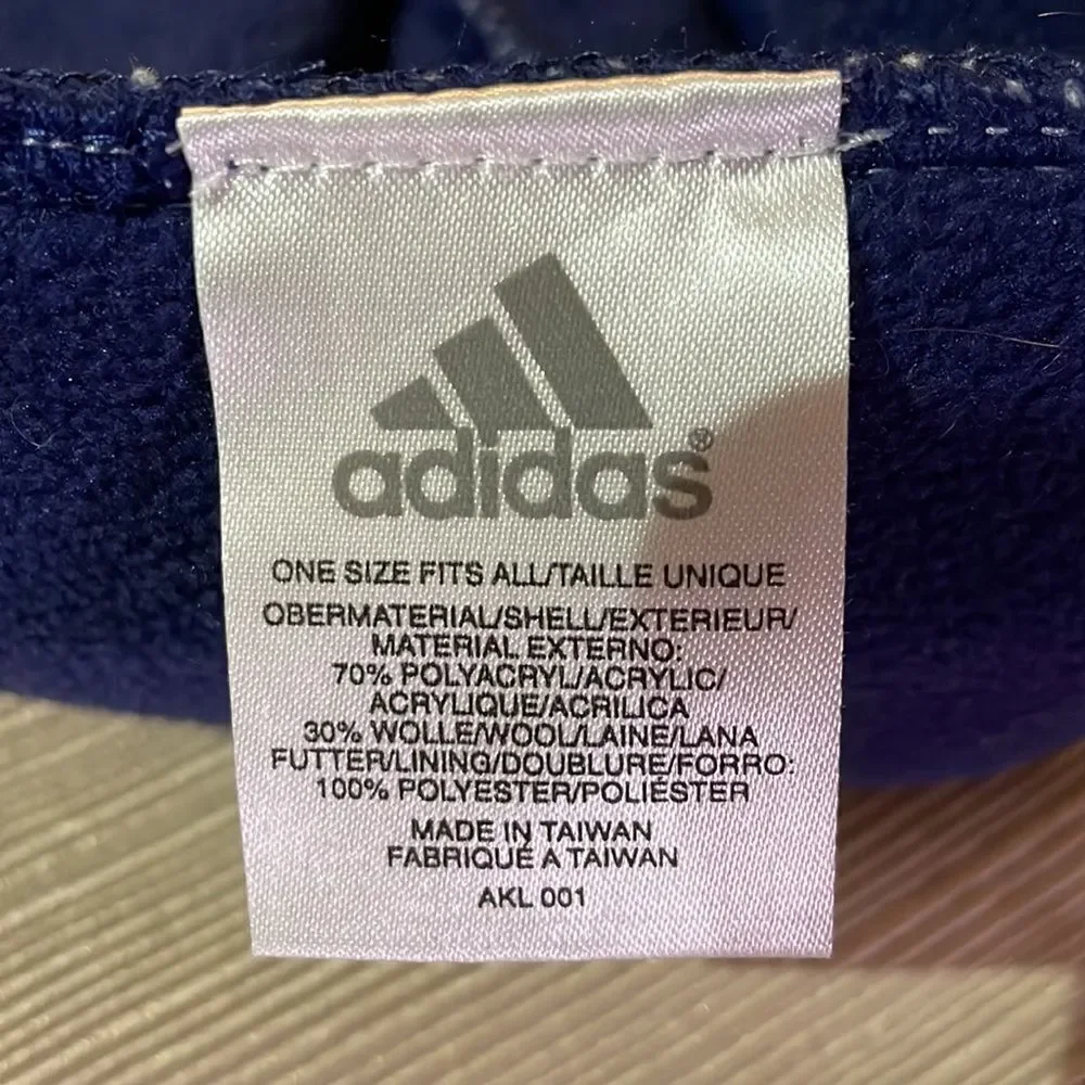 Adidas USA Fleece Lined Kids Unisex Hat one Size